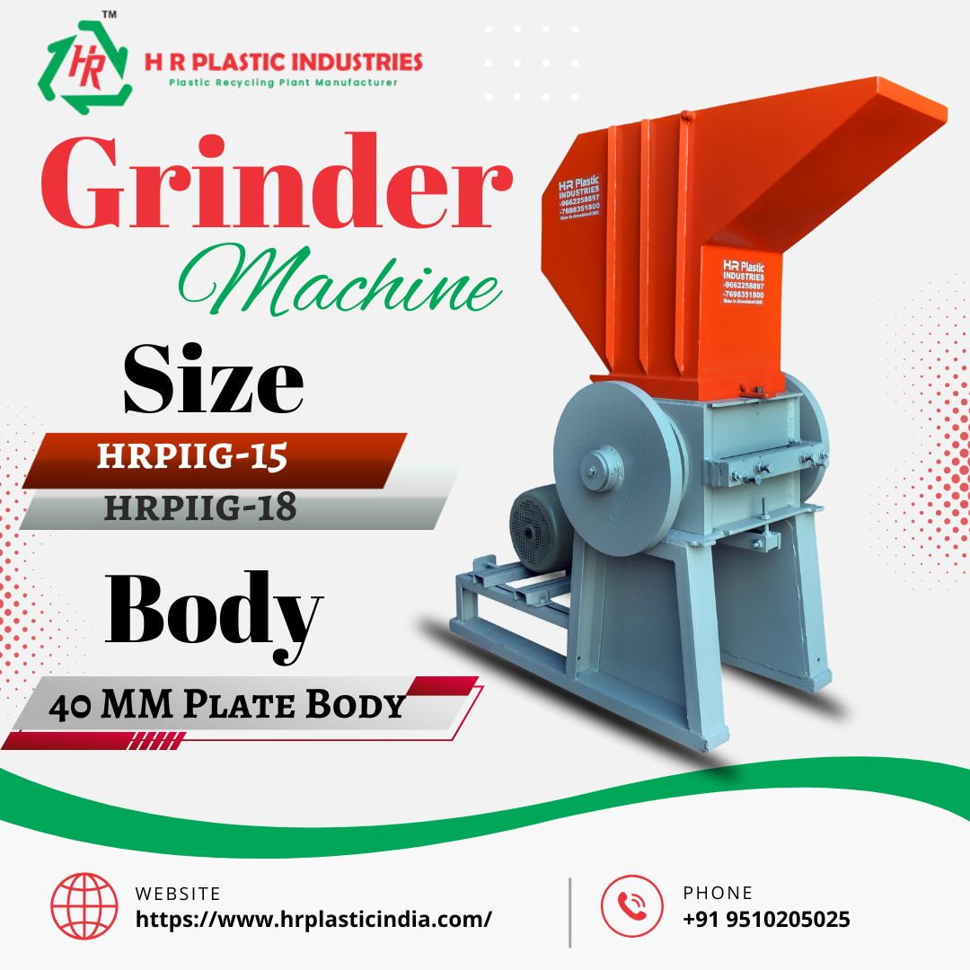 Waste Plastic Grinder Machine