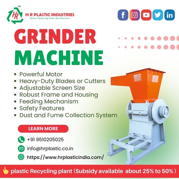 Heavy Duty Grinder Machine Manufacturer in India