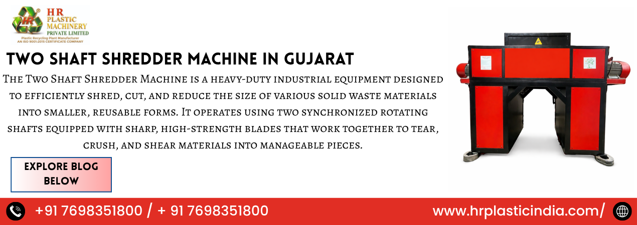 Two Shaft Shredder Machine in Gujarat