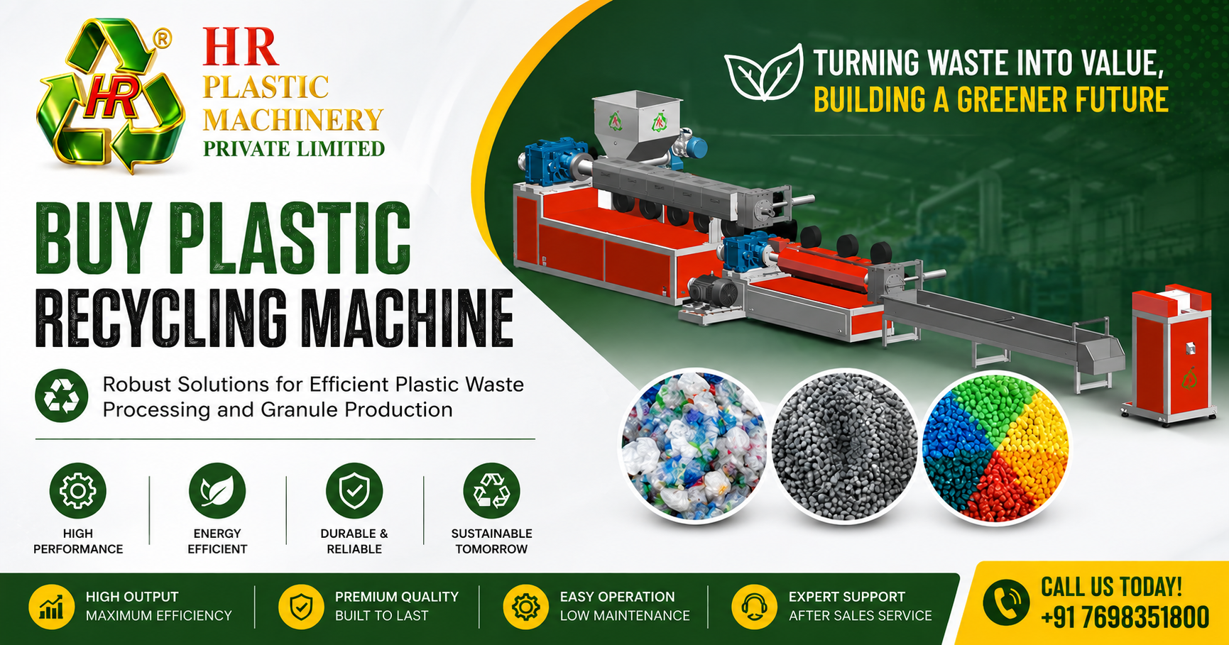 Buy Plastic Recycling Machine