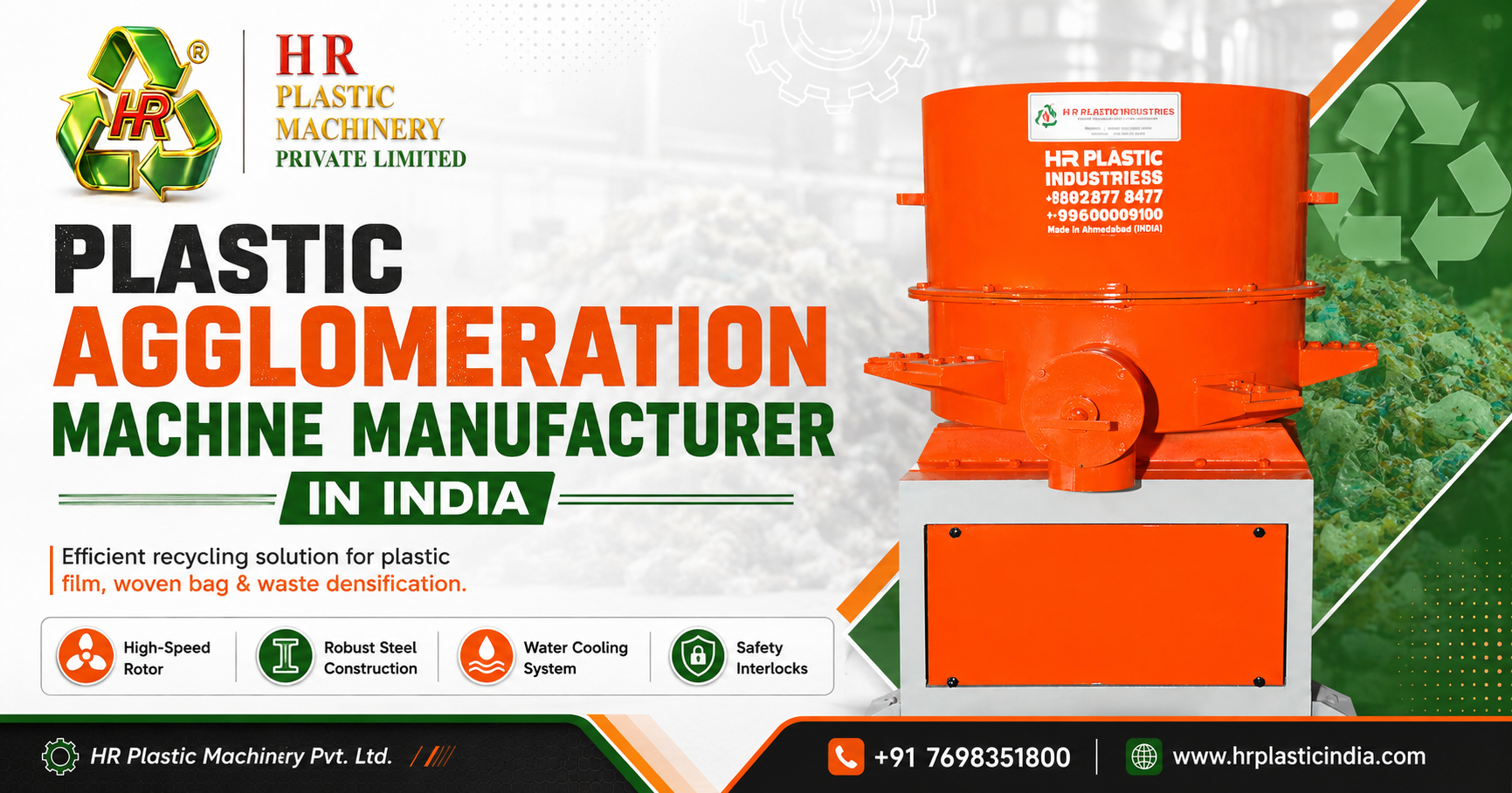 Plastic Agglomeration Machine Manufacturer in India