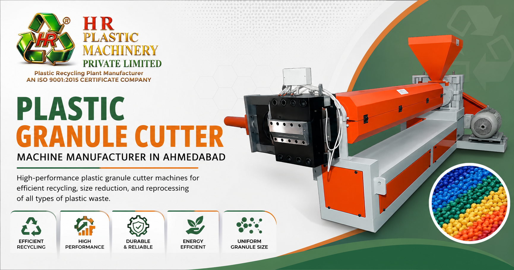 plastic granule cutter machine manufacturer in ahmedabad