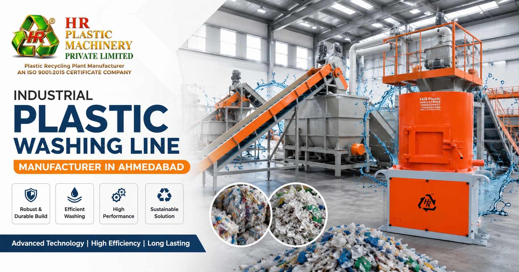 industrial plastic washing line manufacturer in ahmedabad