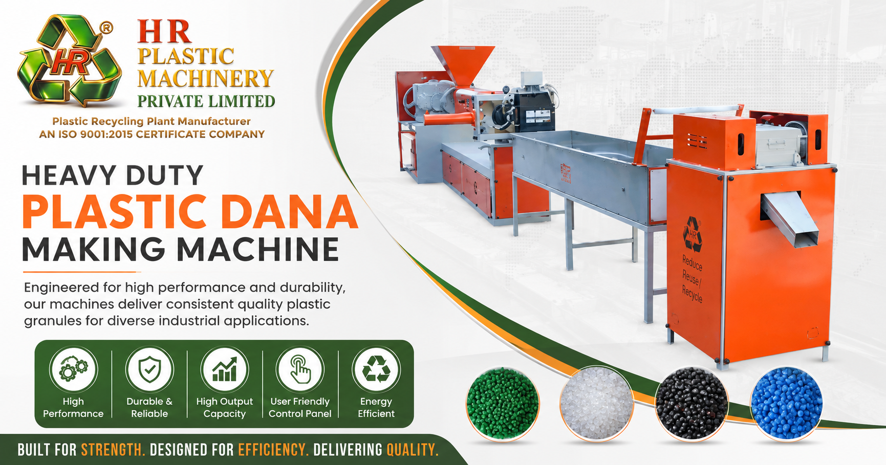 Heavy Duty Plastic Dana Making Machine