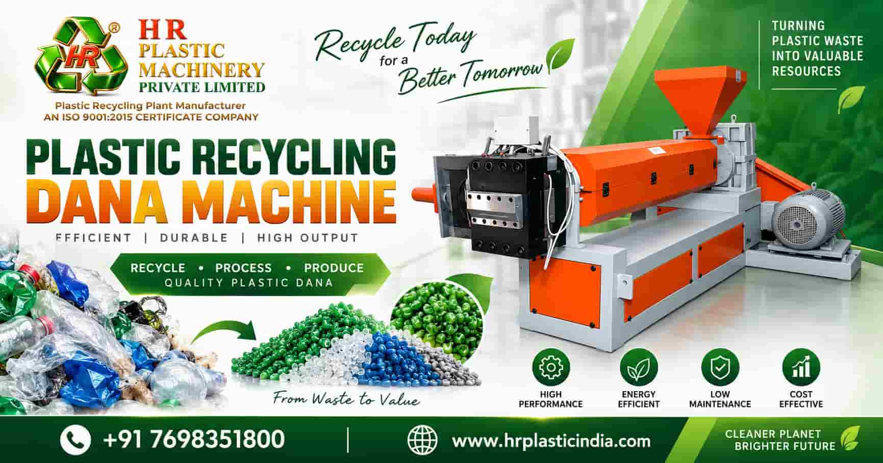 Plastic Recycling Dana Machine