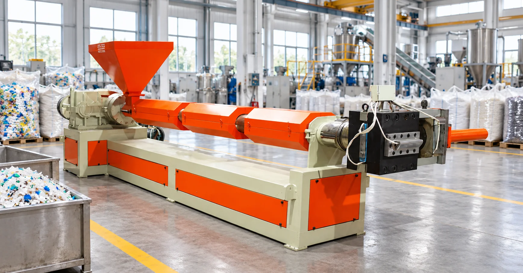 Automatic Recycling Plant & Dana Making Machine